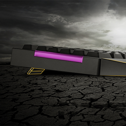 Клавиатура Asus TUF Gaming K1 USB с подсветкой влагозащитная игровая черная