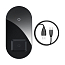 Беспроводная зарядка 2-в-1 для телефона и AirPods Baseus Simple (быстрая зарядка) черная