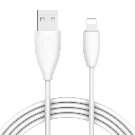 Кабель USB - Lightning для зарядки iPhone 1,2 м 2А Baseus Small Pretty белый