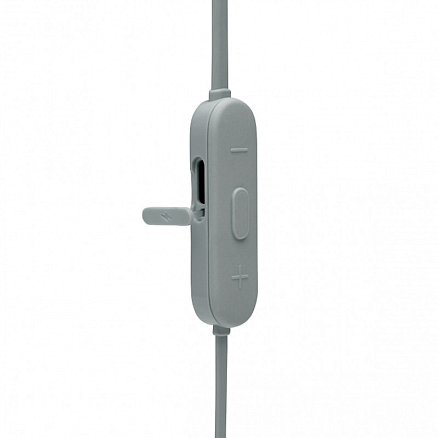 Наушники беспроводные Bluetooth JBL Tune 125BT вакуумные с микрофоном и пультом серые