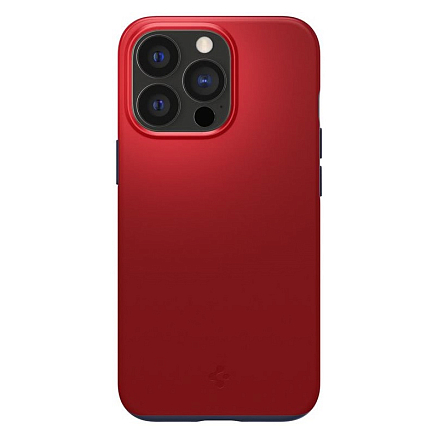 Чехол для iPhone 13 Pro пластиковый тонкий Spigen Thin Fit красный
