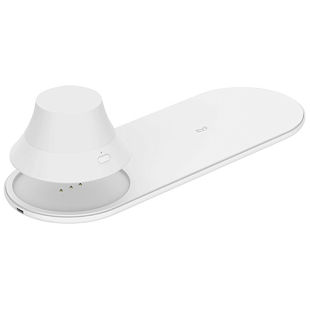 Беспроводная зарядка для телефона с ночником Xiaomi Yeelight YLYD08YI (быстрая зарядка) белая