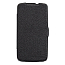 Чехол для HTC Desire 500 пластик с кожей Nillkin Fresh черный