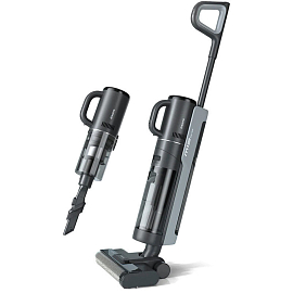 Вертикальный пылесос с влажной уборкой Dreame M12 беспроводной серый