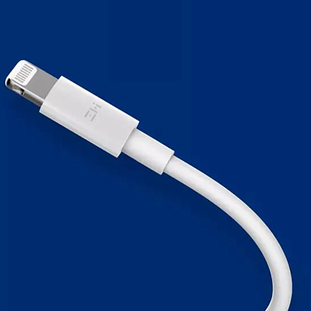 Кабель Type-C - Lightning для зарядки 1 м 3A ZMI AL870 (быстрая зарядка PD) белый