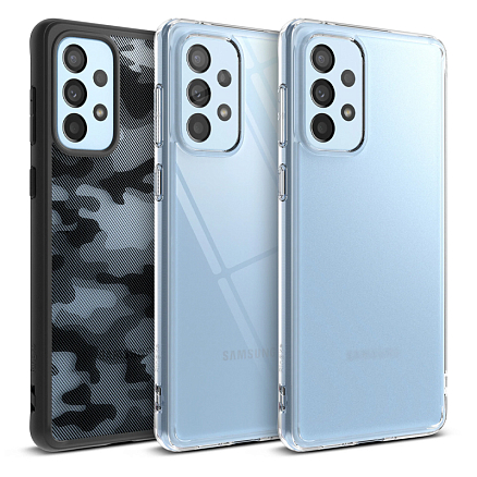 Чехол для Samsung Galaxy A53 гибридный Ringke Fusion камуфляжный черный