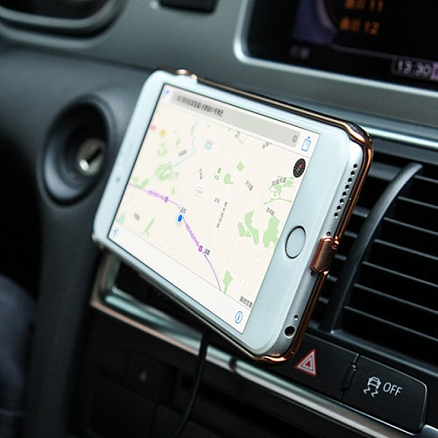 Держатель автомобильный в решетку обдува магнитный с беспроводной зарядкой Nillkin Car Magnetic