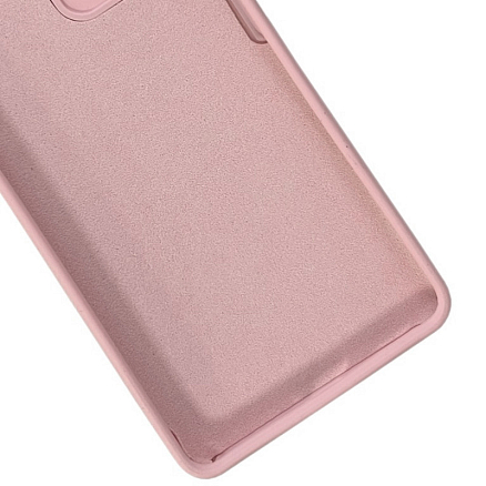 Чехол для Xiaomi Redmi 12 силиконовый Color Soft Touch пудровый