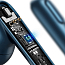 Наушники TWS беспроводные Bluetooth Baseus Simu S2 вакуумные с микрофоном и активным шумоподавлением синие