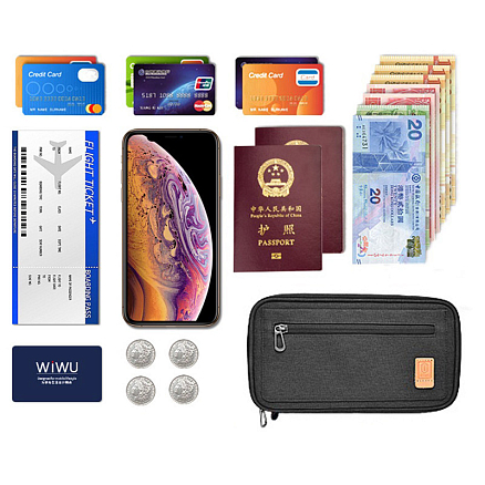 Сумка (холдер) для документов WiWU Pioneer черная