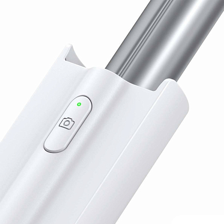 Монопод (палка для селфи) Bluetooth с кнопкой Baseus Ultra Mini белый