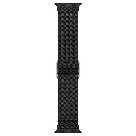 Ремешок-браслет для Apple Watch 38, 40 и 41 мм текстильный Spigen Fit Lite черный