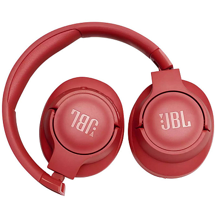 Наушники беспроводные Bluetooth JBL Tune 700BT накладные складные коралловые