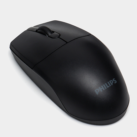 Мышь беспроводная оптическая Philips SPK7347 3 кнопки 1600 dpi черная