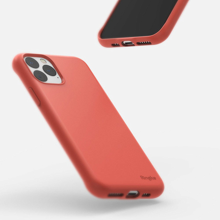 Чехол для iPhone 11 Pro Max гелевый ультратонкий Ringke Air S коралловый