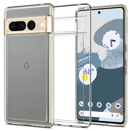 Чехол для Google Pixel 7 Pro гибридный Spigen Ultra Hybrid прозрачный