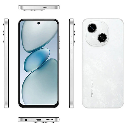 Смартфон Tecno Spark Go 1 4Gb/128Gb белый