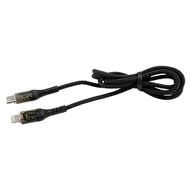 Кабель Type-C - Lightning для зарядки iPhone 1 м 27W Digitalpart 315 черный