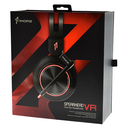 Наушники 1More Spearhead VR H1005 7.1 полноразмерные с микрофоном игровые черные