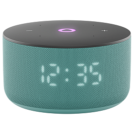 Умная колонка Яндекс Станция Мини 3 с часами (бирюзовый)