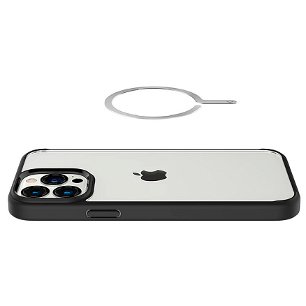 Наклейка на телефон для магнитного держателя MagSafe Spigen OneTap серебристая