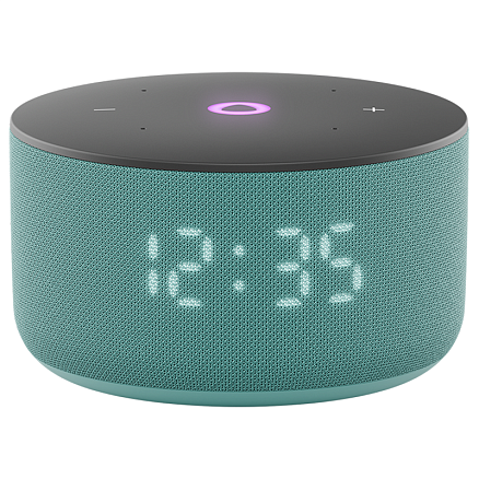 Умная колонка Яндекс Станция Мини 3 с часами (бирюзовый)