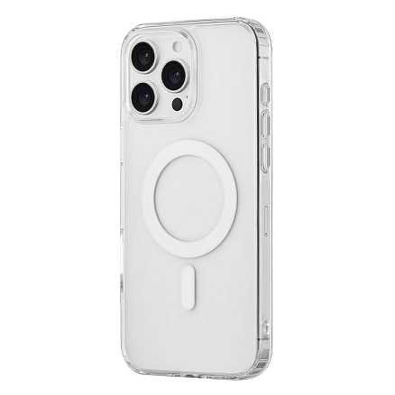 Чехол для iPhone 16 Pro Max гибридный Rocket Prime MagSafe прозрачный