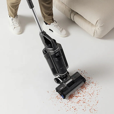 Вертикальный пылесос с влажной уборкой Redkey W12 Pro беспроводной серый