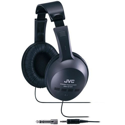 Наушники JVC HA-G101 полноразмерные с адаптером для 6.3 мм джек