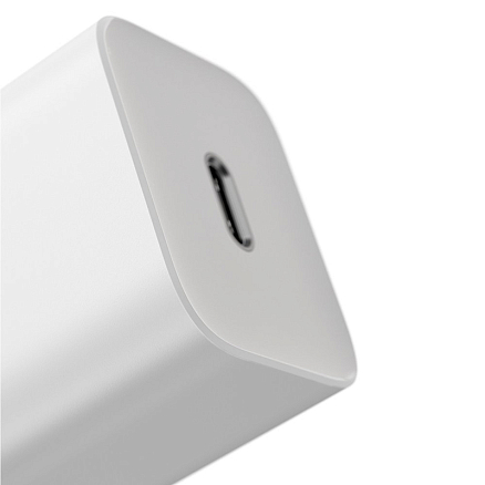 Зарядное устройство сетевое Type-C 25W с кабелем Baseus Super Si TZCCSUP-L02 (быстрая зарядка PD) белое