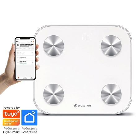 Умные весы Evolution Smart Scale BTF2 белые
