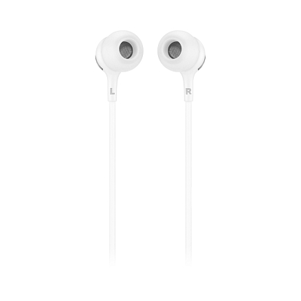 Наушники JBL Live 100 вакуумные с микрофоном белые