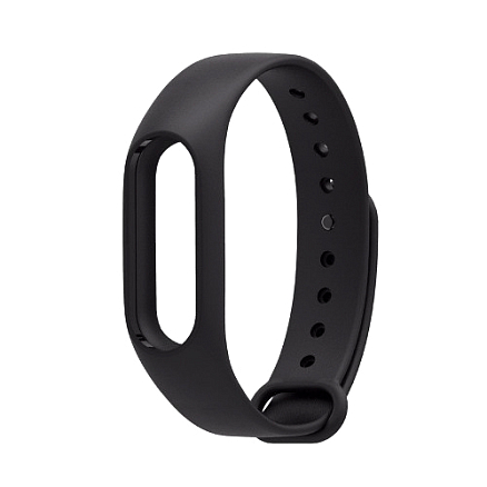 Сменный браслет для Xiaomi Mi Band 2 силиконовый Teamyo черный