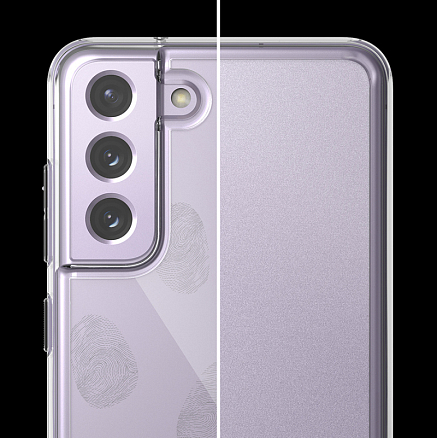 Чехол для Samsung Galaxy S21 FE гибридный Ringke Fusion прозрачный матовый