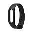 Сменный браслет для Xiaomi Mi Band 2 силиконовый Teamyo черный