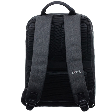 Умный рюкзак PIXEL Plus с LED экраном и отделением для ноутбука до 13 дюймов серый