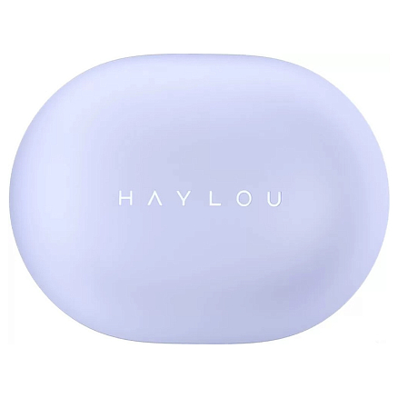 Наушники TWS беспроводные Haylou GT7 Neo вакуумные с микрофоном фиолетовые