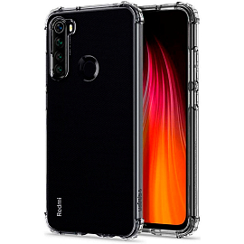 Чехол для Xiaomi Redmi Note 8 гибридный Spigen SGP Crystal Shell прозрачный