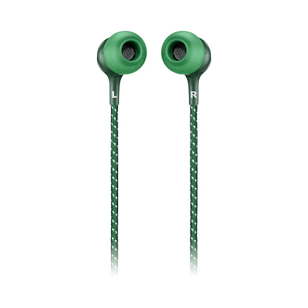 Наушники беспроводные Bluetooth JBL Live 200BT вакуумные с микрофоном и пультом зеленые