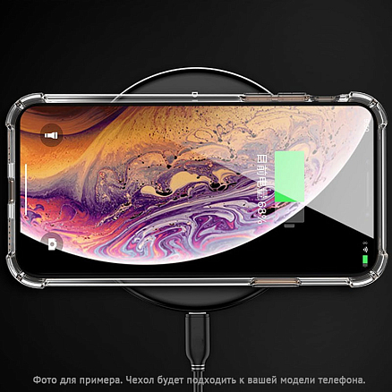 Чехол для Huawei P smart 2021 гелевый 4Corners прозрачный