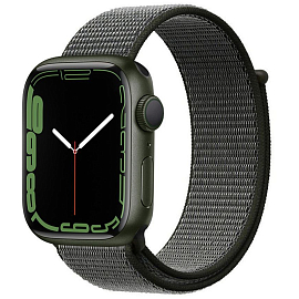 Ремешок-браслет для Apple Watch 4, 5, 6, 7, 8, SE, Ultra 42, 44, 45 и 49 мм текстильный Tech-Protect Nylon зеленый