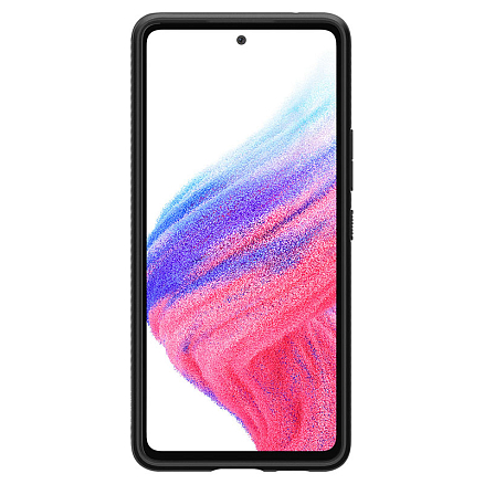 Чехол для Samsung Galaxy A53 гелевый Spigen Liquid Air матовый черный