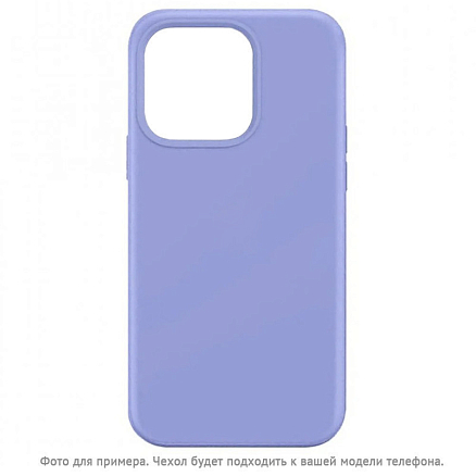 Чехол для iPhone 16 Pro силиконовый Digitalpart Silicone Case сиреневый