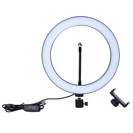 Кольцевая лампа диаметром 26 см M26P черная