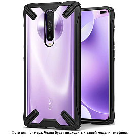 Чехол для Samsung Galaxy A51 гибридный Rzants Military черный