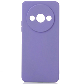 Чехол для Xiaomi Redmi A3 силиконовый Color Soft Touch фиолетовый