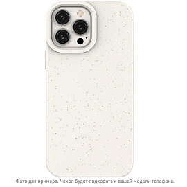 Чехол для iPhone 14 гелевый биоразлагаемый CASE Recycle белый