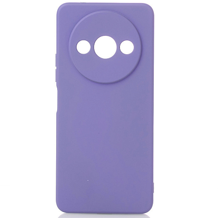 Чехол для Xiaomi Redmi A3 силиконовый Color Soft Touch фиолетовый