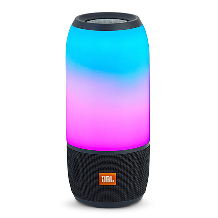 Портативная колонка JBL Pulse 3 с разноцветной подсветкой и с защитой от воды черная