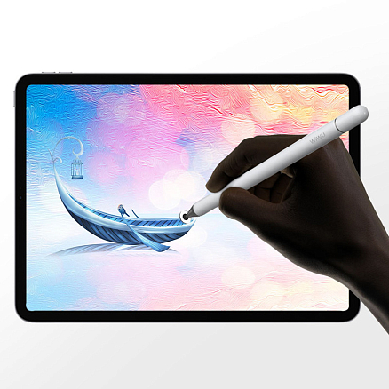 Стилус пассивный универсальный с ручкой WiWU Pencil One белый